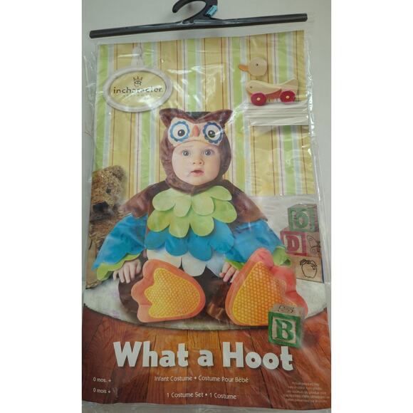 What a Hoot Infant Owl Costume 6-12 mos size InCharacter Costumes - Picture 1 of 8